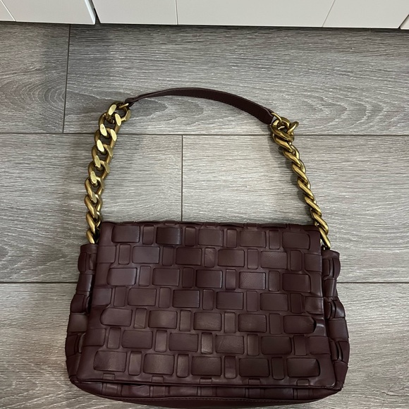 ZARA Woven shoulder - Wine color - Picture 7 of 9